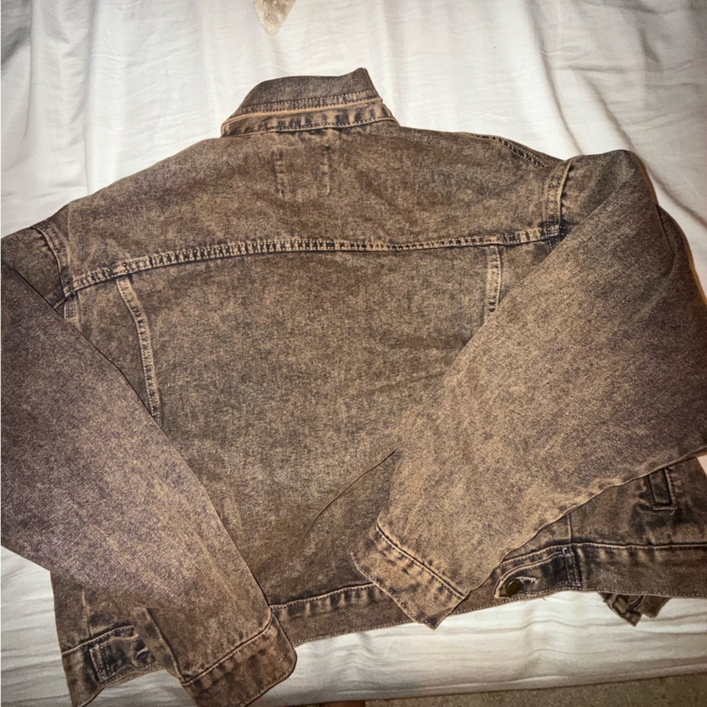 Fashion Nova Brown Jean Jacket - Picture 7 of 8